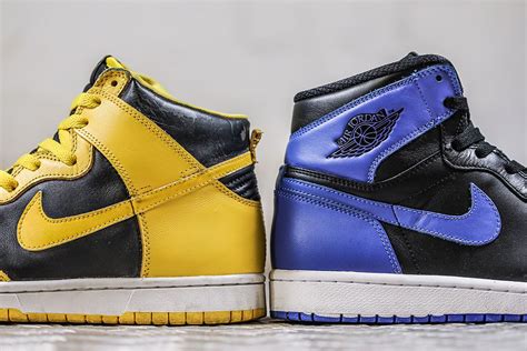 verschil tussen nike dunk en jordan|dunk high vs jordan 1.